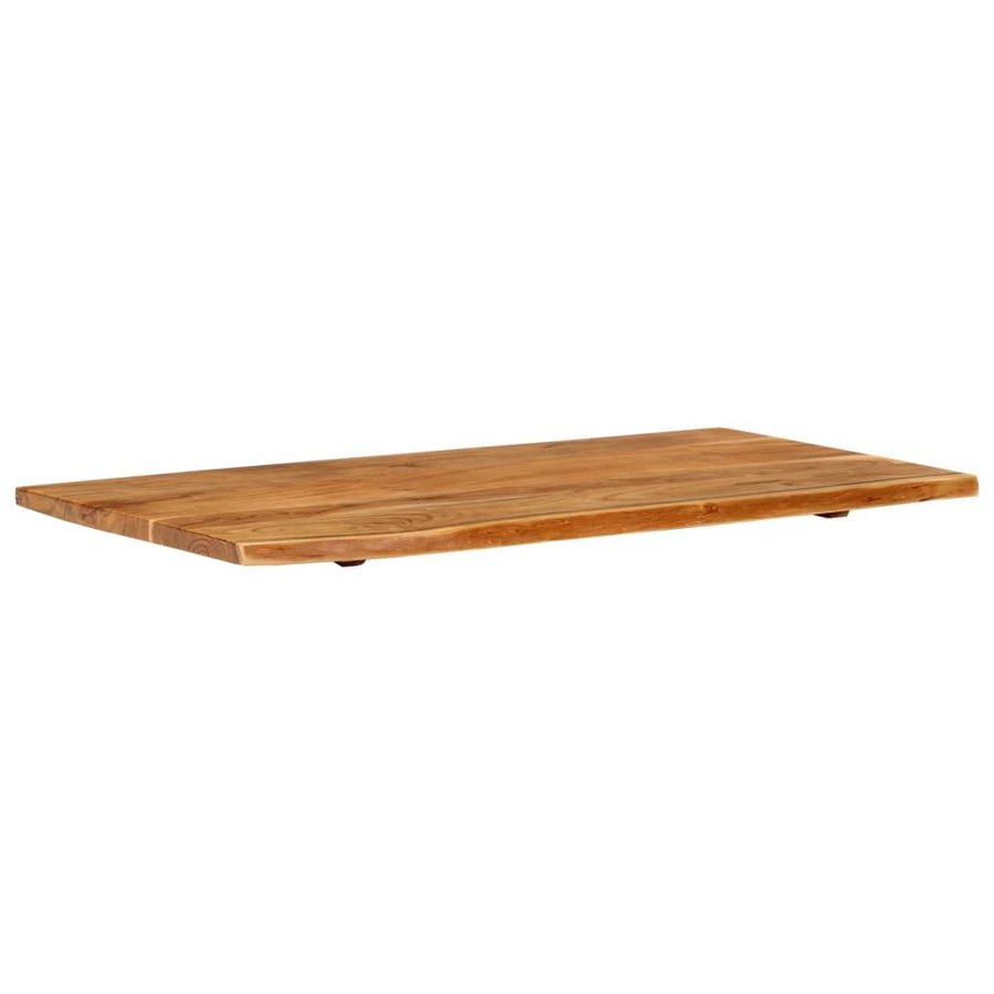 Wastafelblad 100X52X2,5 Cm Massief Acaciahout 100 x 52 x 2.5 cm