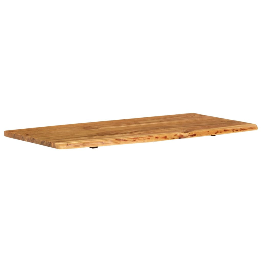 Wastafelblad 114X52X2,5 Cm Massief Acaciahout 114 x 52 x 2.5 cm