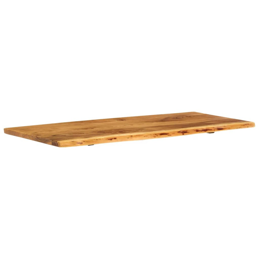 Wastafelblad 114X52X2,5 Cm Massief Acaciahout 114 x 52 x 2.5 cm