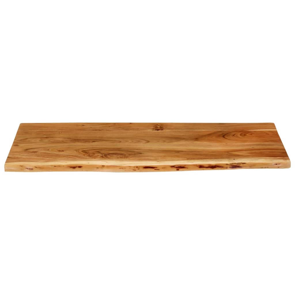 Wastafelblad 114X52X2,5 Cm Massief Acaciahout 114 x 52 x 2.5 cm