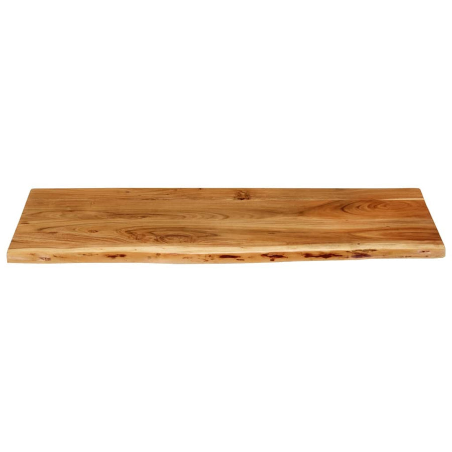 Wastafelblad 114X52X2,5 Cm Massief Acaciahout 114 x 52 x 2.5 cm