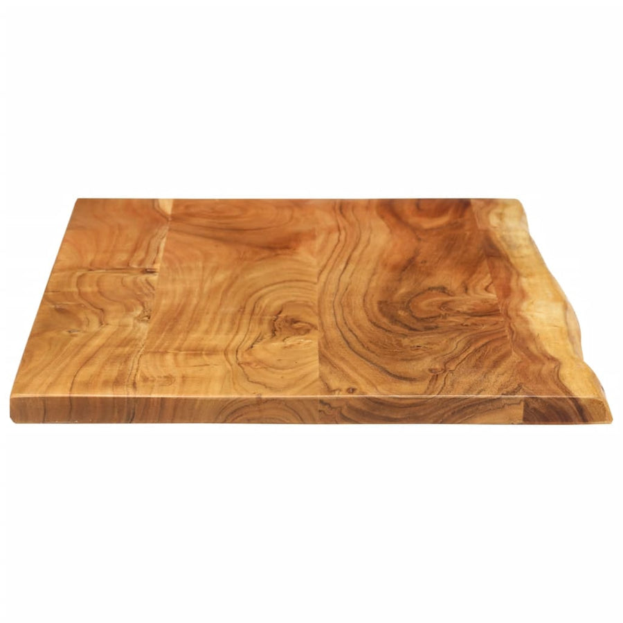 Wastafelblad 114X52X2,5 Cm Massief Acaciahout 114 x 52 x 2.5 cm