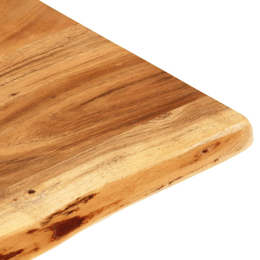 Wastafelblad 114X52X2,5 Cm Massief Acaciahout 114 x 52 x 2.5 cm