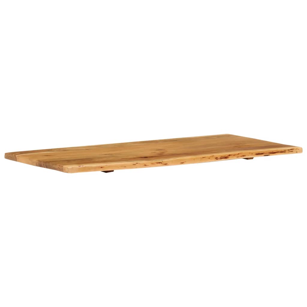 Wastafelblad 114X52X2,5 Cm Massief Acaciahout 114 x 52 x 2.5 cm
