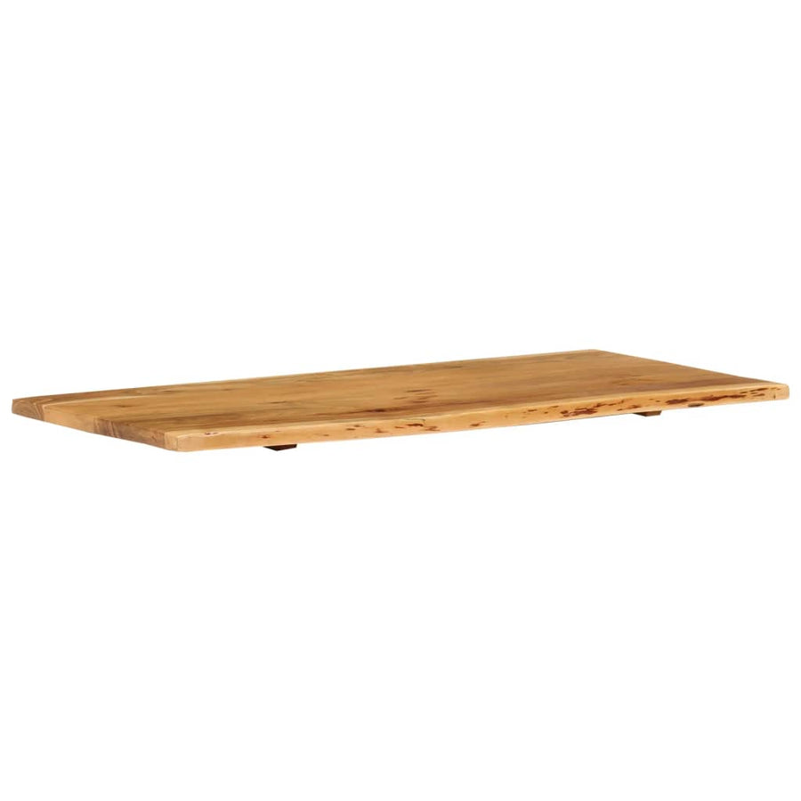 Wastafelblad 114X52X2,5 Cm Massief Acaciahout 114 x 52 x 2.5 cm