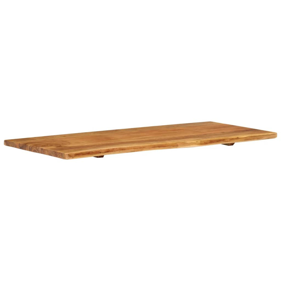 Wastafelblad 114X52X2,5 Cm Massief Acaciahout 114 x 52 x 2.5 cm