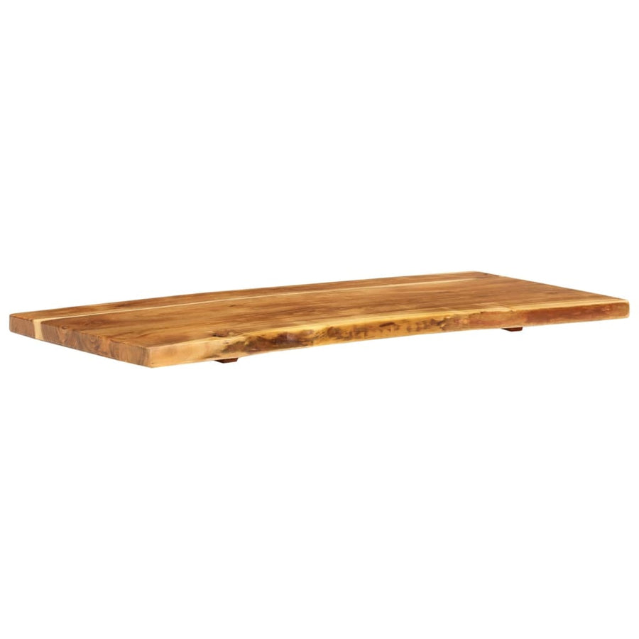 Wastafelblad Massief Acaciahout 114 x 52 x 4 cm