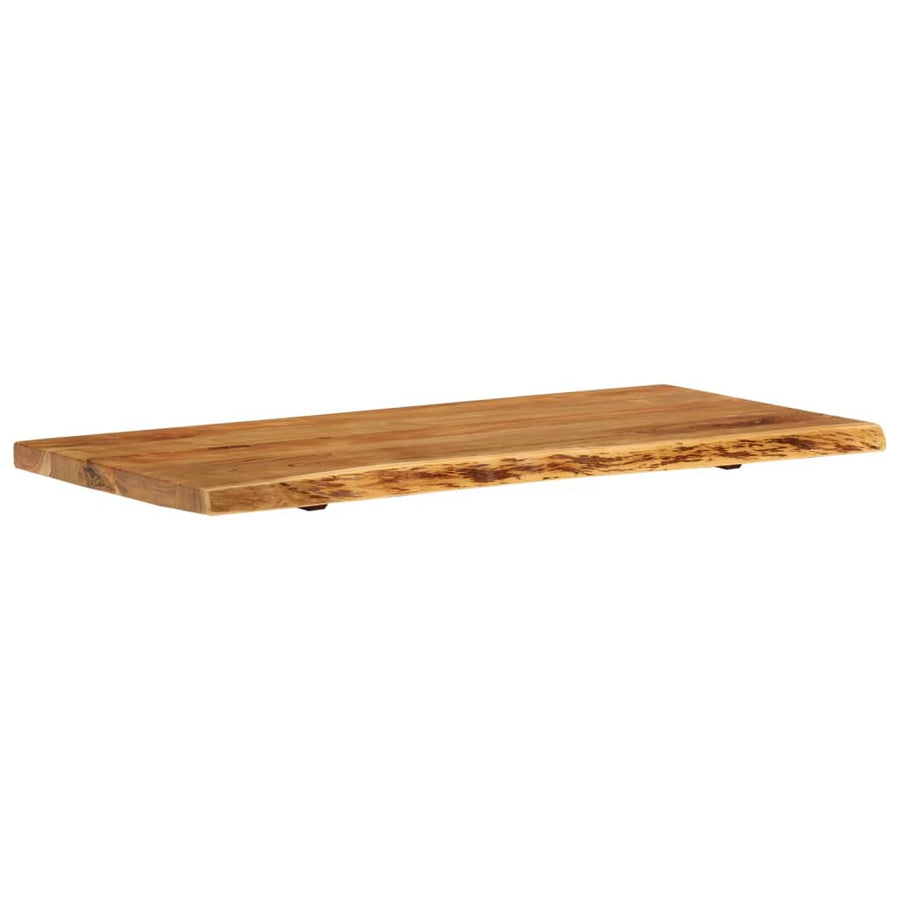 Wastafelblad Massief Acaciahout 114 x 52 x 4 cm