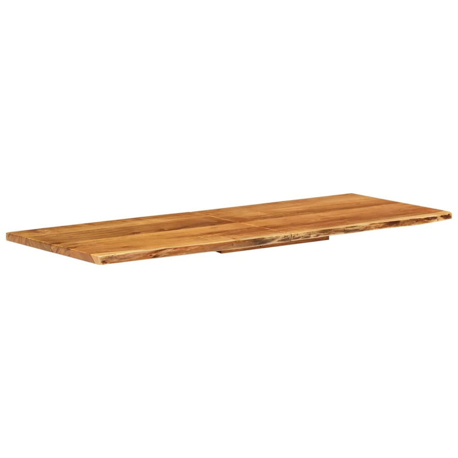 Wastafelblad 140X52X2,5 Cm Massief Acaciahout 140 x 52 x 2.5 cm
