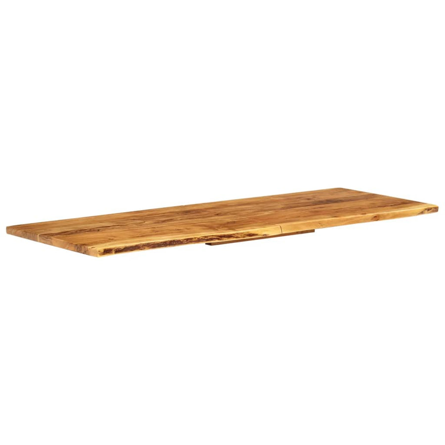 Wastafelblad 140X52X2,5 Cm Massief Acaciahout 140 x 52 x 2.5 cm