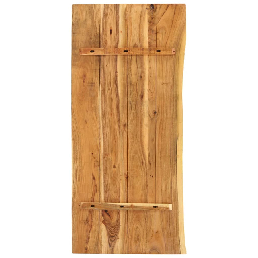 Wastafelblad 140X52X3,8 Cm Massief Acaciahout 140 x 52 x 3.8 cm