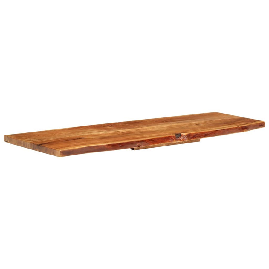 Wastafelblad 140X52X3,8 Cm Massief Acaciahout 140 x 52 x 3.8 cm