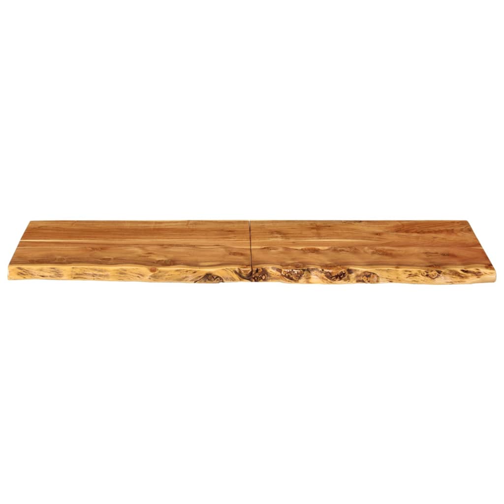 Wastafelblad 140X52X3,8 Cm Massief Acaciahout 140 x 52 x 3.8 cm