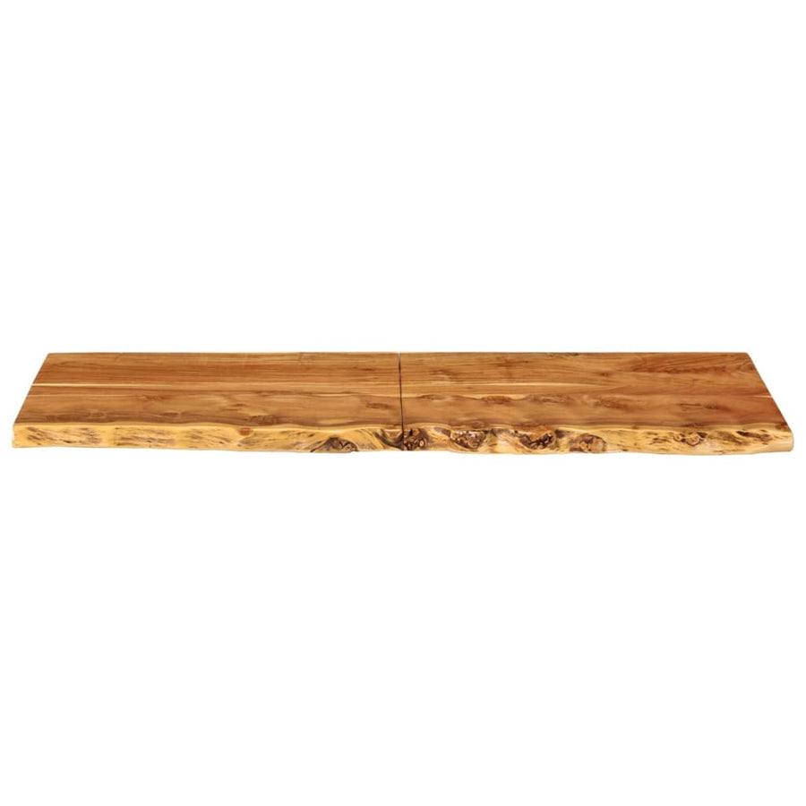 Wastafelblad 140X52X3,8 Cm Massief Acaciahout 140 x 52 x 3.8 cm