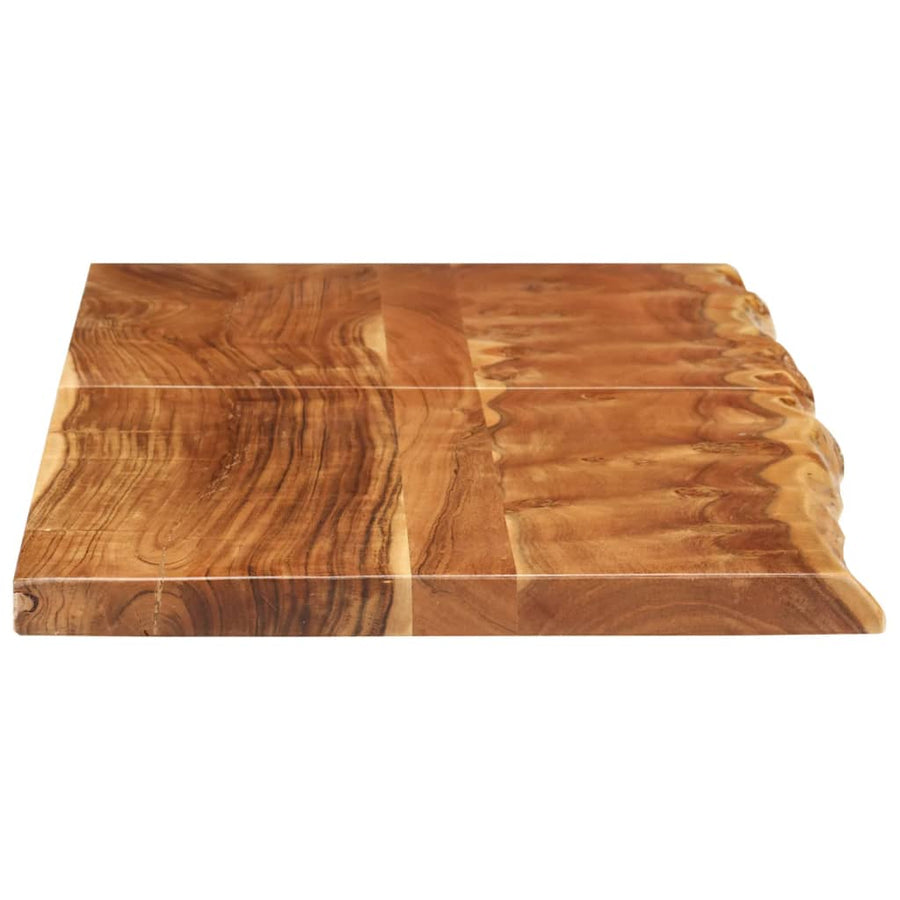 Wastafelblad 140X52X3,8 Cm Massief Acaciahout 140 x 52 x 3.8 cm