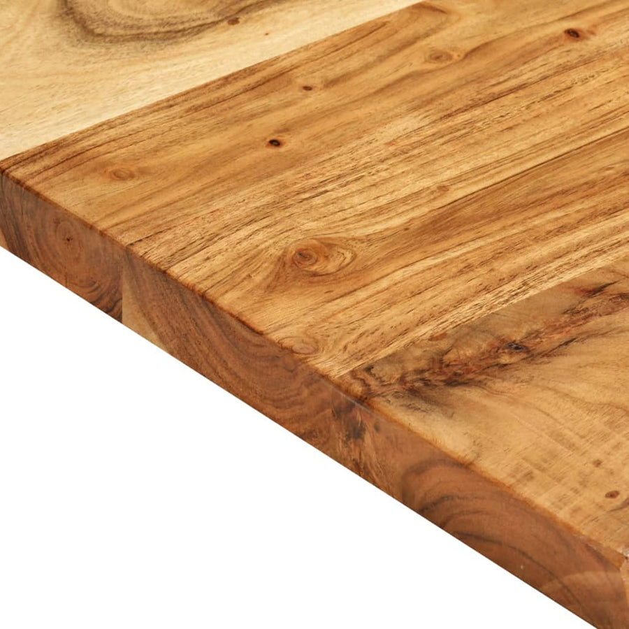 Wastafelblad 140X52X3,8 Cm Massief Acaciahout 140 x 52 x 3.8 cm