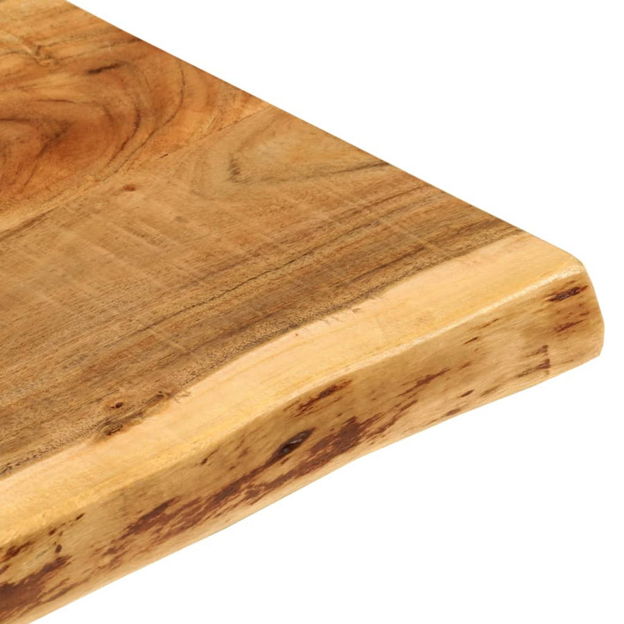 Wastafelblad 140X52X3,8 Cm Massief Acaciahout 140 x 52 x 3.8 cm