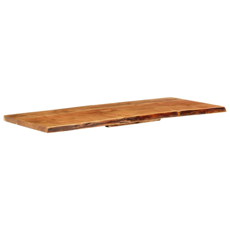 Wastafelblad 140X52X3,8 Cm Massief Acaciahout 140 x 52 x 3.8 cm