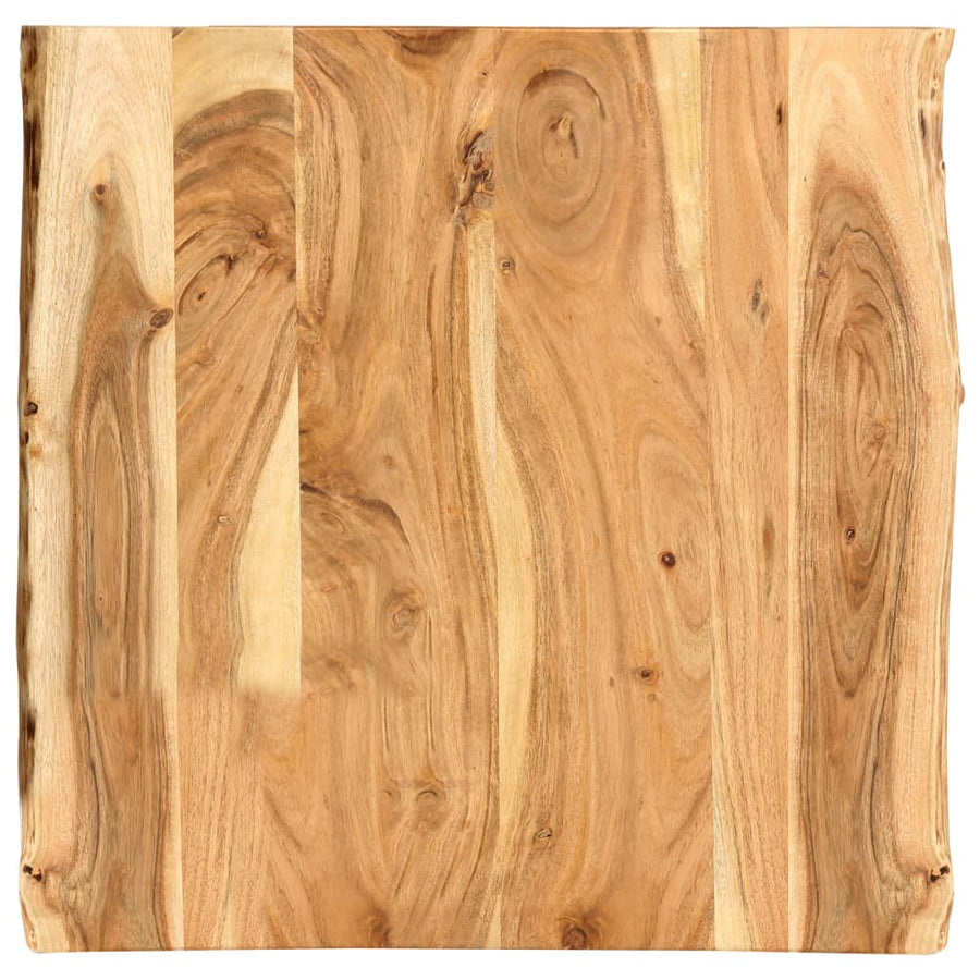 Tafelblad 58X(50-60)X2,5 Cm Massief Acaciahout 58 x 60 x 2.5 cm