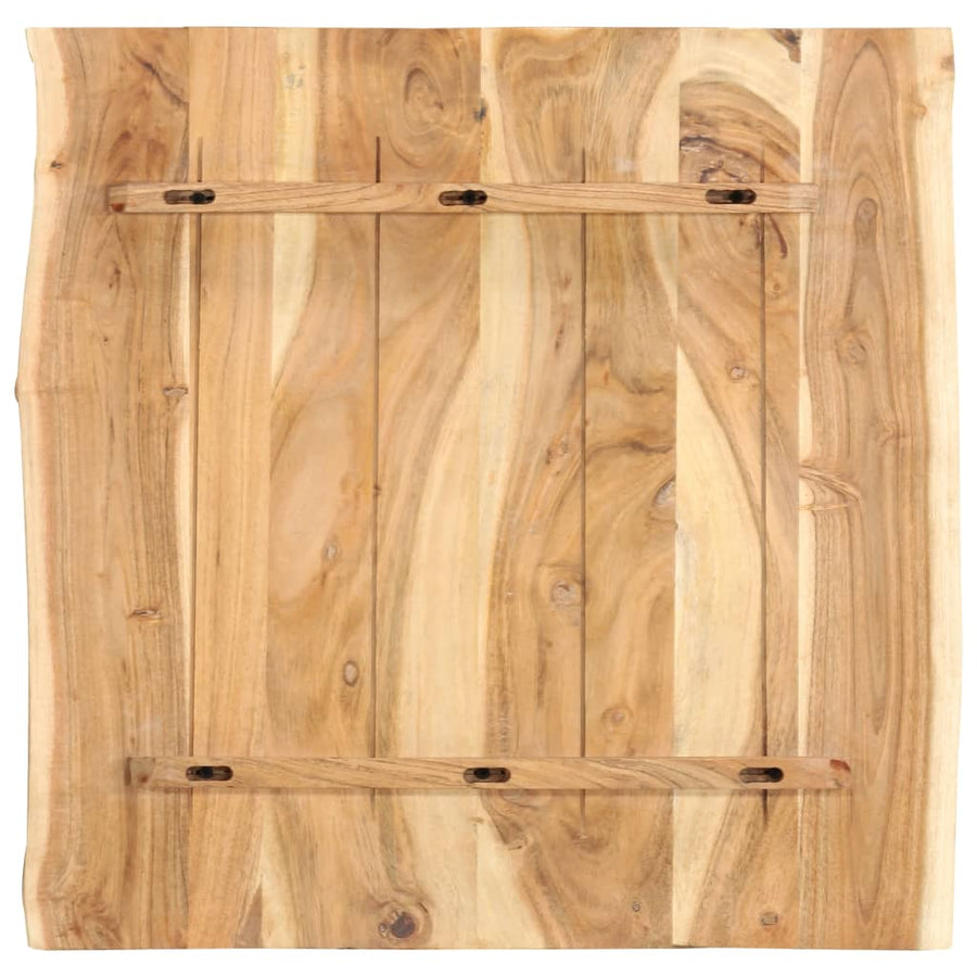 Tafelblad 58X(50-60)X2,5 Cm Massief Acaciahout 58 x 60 x 2.5 cm