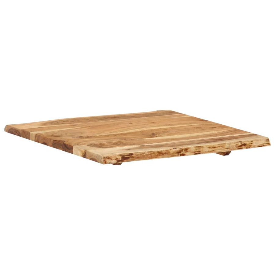 Tafelblad 58X(50-60)X2,5 Cm Massief Acaciahout 58 x 60 x 2.5 cm