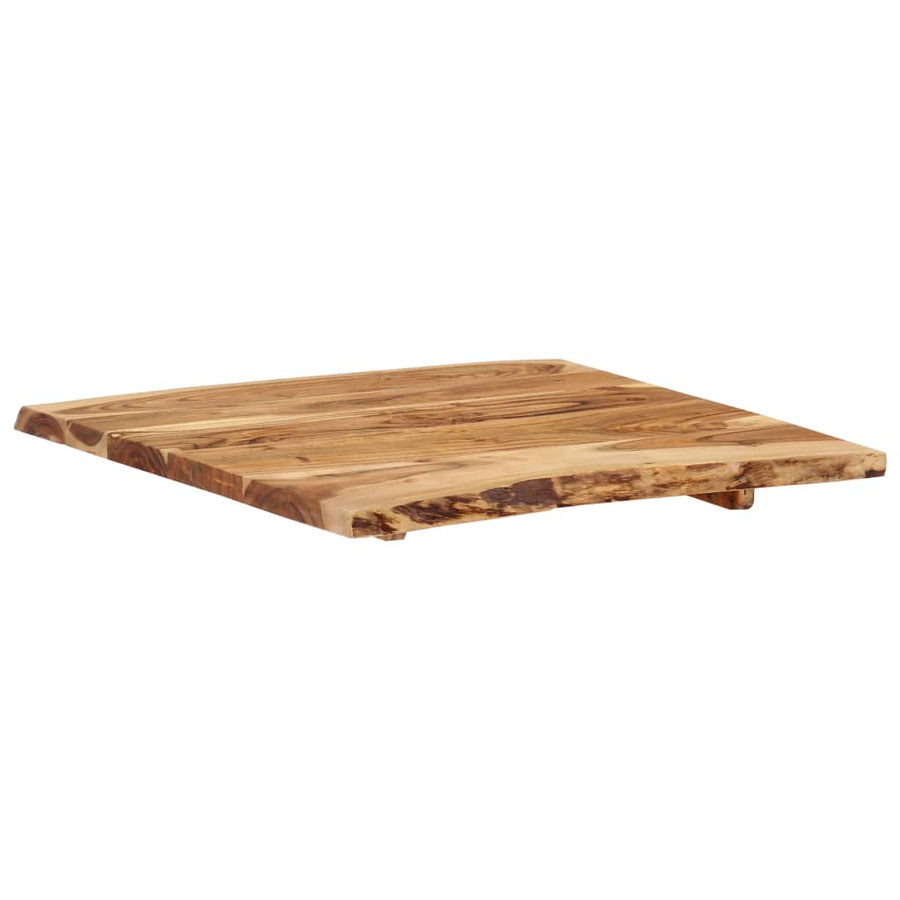 Tafelblad 58X(50-60)X2,5 Cm Massief Acaciahout 58 x 60 x 2.5 cm