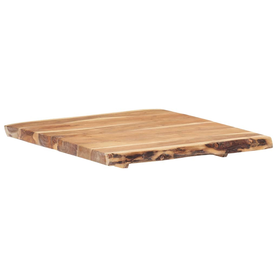 Tafelblad 58X(50-60)X3,8 Cm Massief Acaciahout 58 x 60 x 3.8 cm