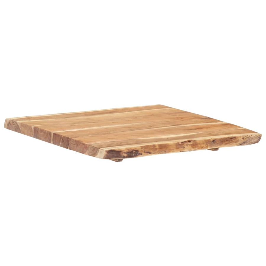 Tafelblad 58X(50-60)X3,8 Cm Massief Acaciahout 58 x 60 x 3.8 cm
