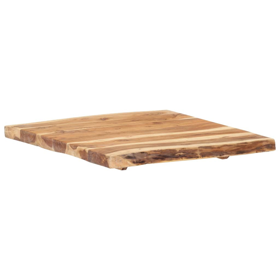 Tafelblad 58X(50-60)X3,8 Cm Massief Acaciahout 58 x 60 x 3.8 cm