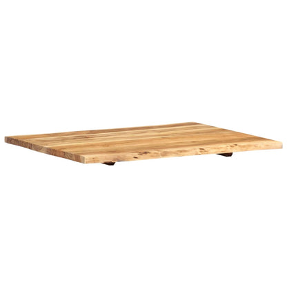 Tafelblad 80X(50-60)X2,5 Cm Massief Acaciahout 80 x 60 x 2.5 cm