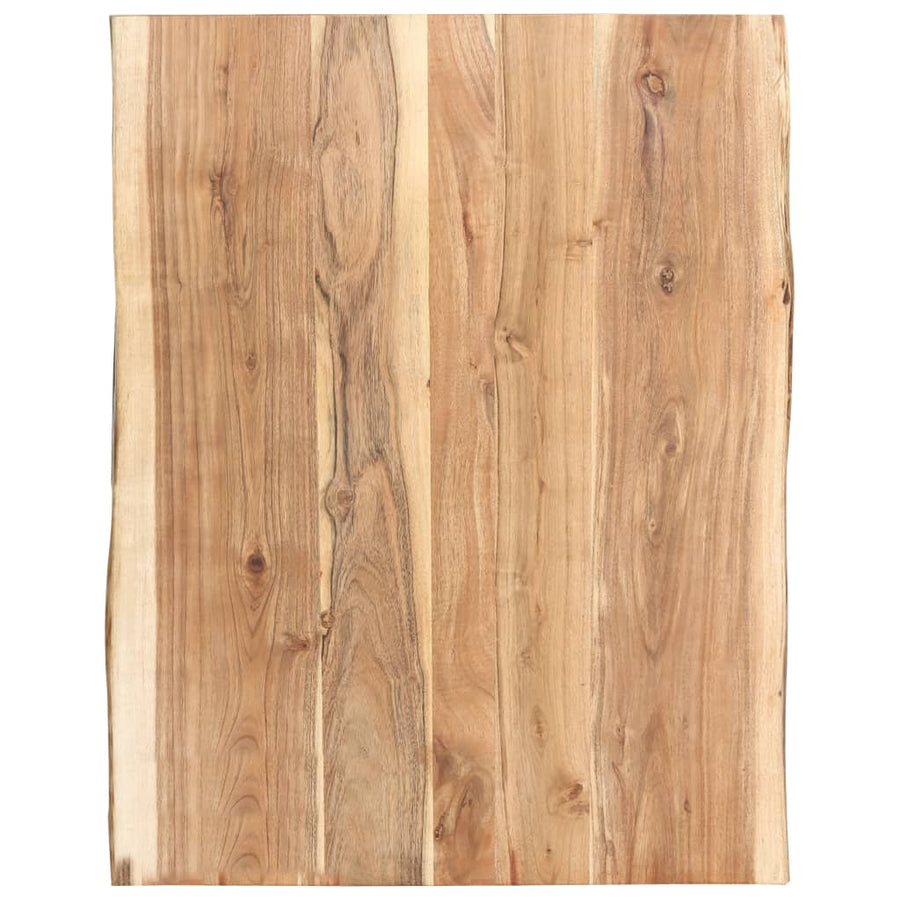 Tafelblad 80X(50-60)X3,8 Cm Massief Acaciahout 80 x 60 x 3.8 cm