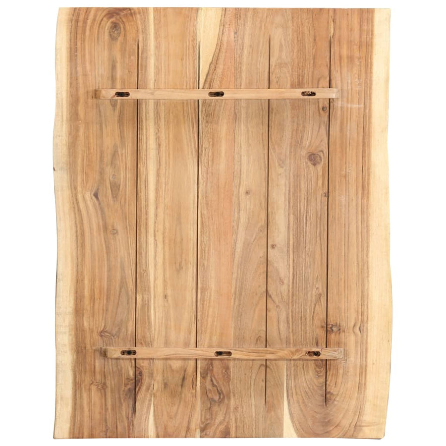 Tafelblad 80X(50-60)X3,8 Cm Massief Acaciahout 80 x 60 x 3.8 cm
