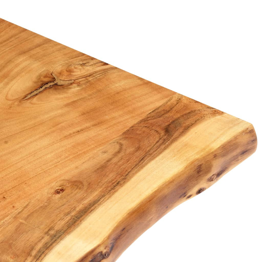 Tafelblad 80X(50-60)X3,8 Cm Massief Acaciahout 80 x 60 x 3.8 cm