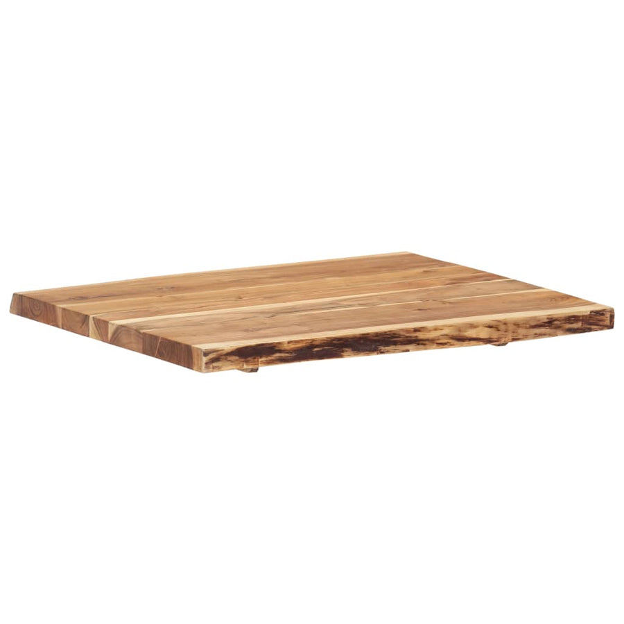 Tafelblad 80X(50-60)X3,8 Cm Massief Acaciahout 80 x 60 x 3.8 cm