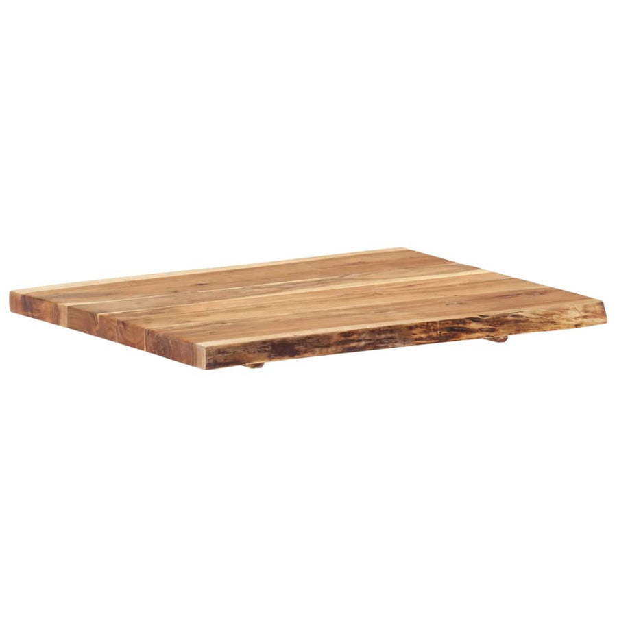 Tafelblad 80X(50-60)X3,8 Cm Massief Acaciahout 80 x 60 x 3.8 cm