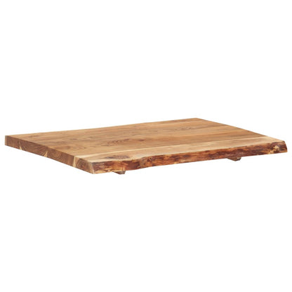 Tafelblad 80X(50-60)X3,8 Cm Massief Acaciahout 80 x 60 x 3.8 cm