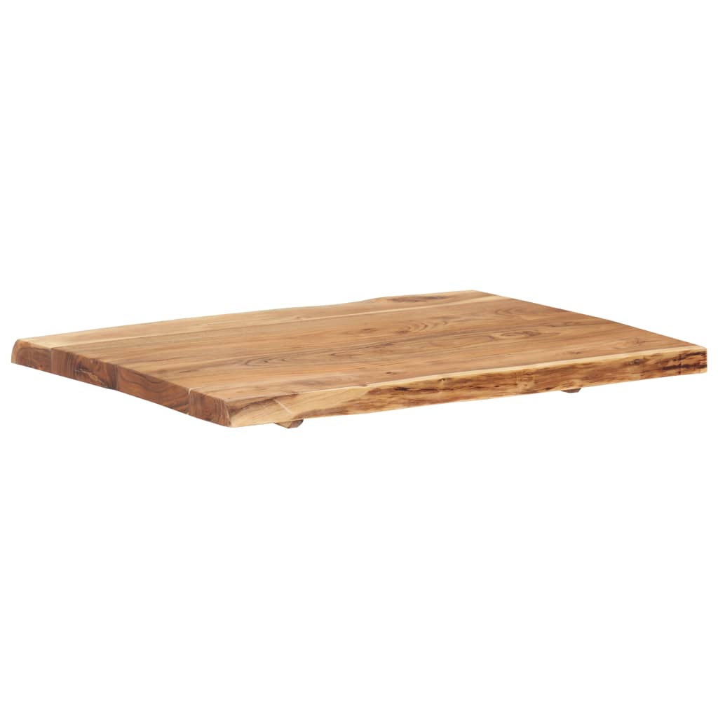 Tafelblad 80X(50-60)X3,8 Cm Massief Acaciahout 80 x 60 x 3.8 cm