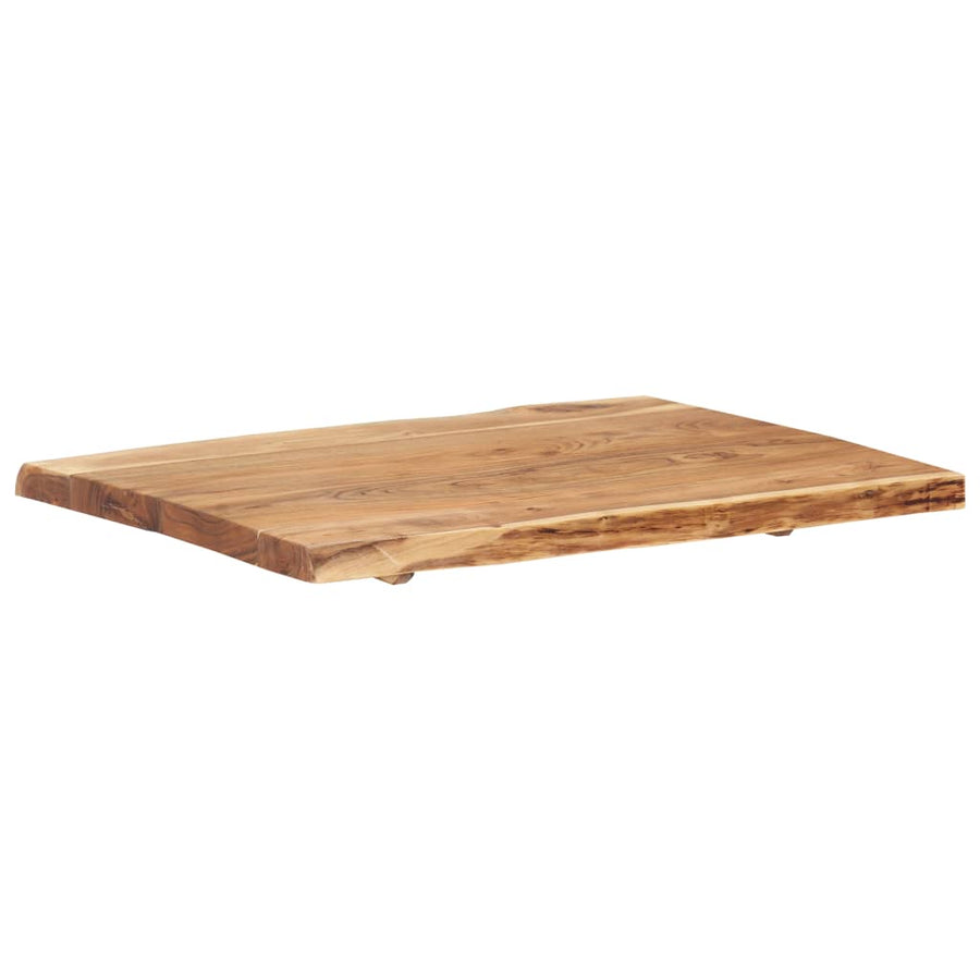 Tafelblad 80X(50-60)X3,8 Cm Massief Acaciahout 80 x 60 x 3.8 cm