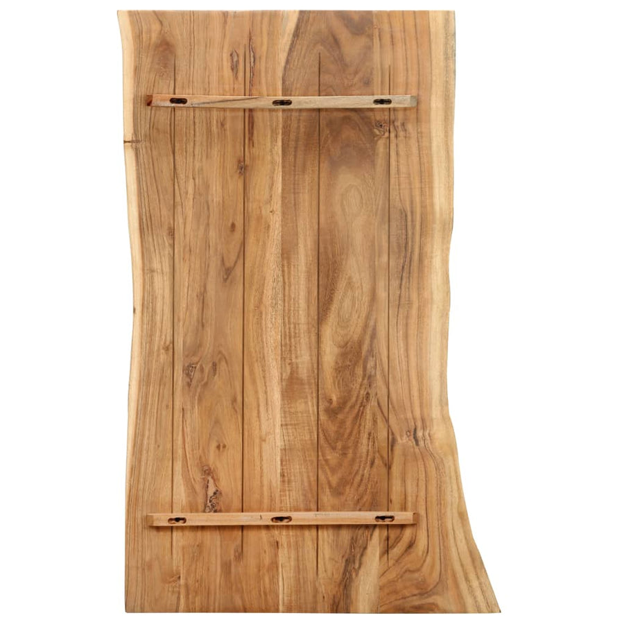 Tafelblad 00X(50-60)X2,5 Cm Massief Acaciahout 100 x 60 x 2.5 cm