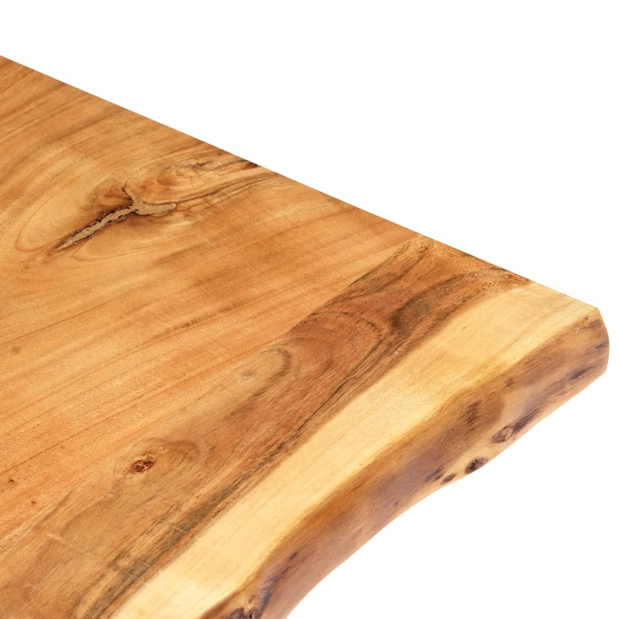 Tafelblad 00X(50-60)X2,5 Cm Massief Acaciahout 100 x 60 x 2.5 cm