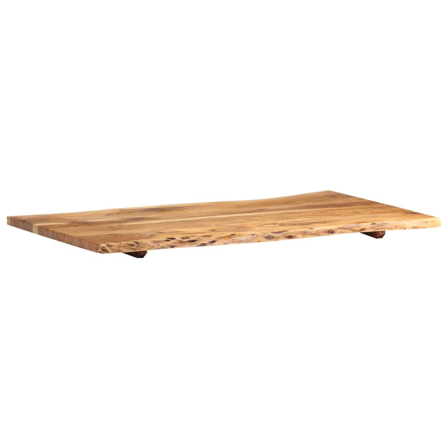 Tafelblad 00X(50-60)X2,5 Cm Massief Acaciahout 100 x 60 x 2.5 cm