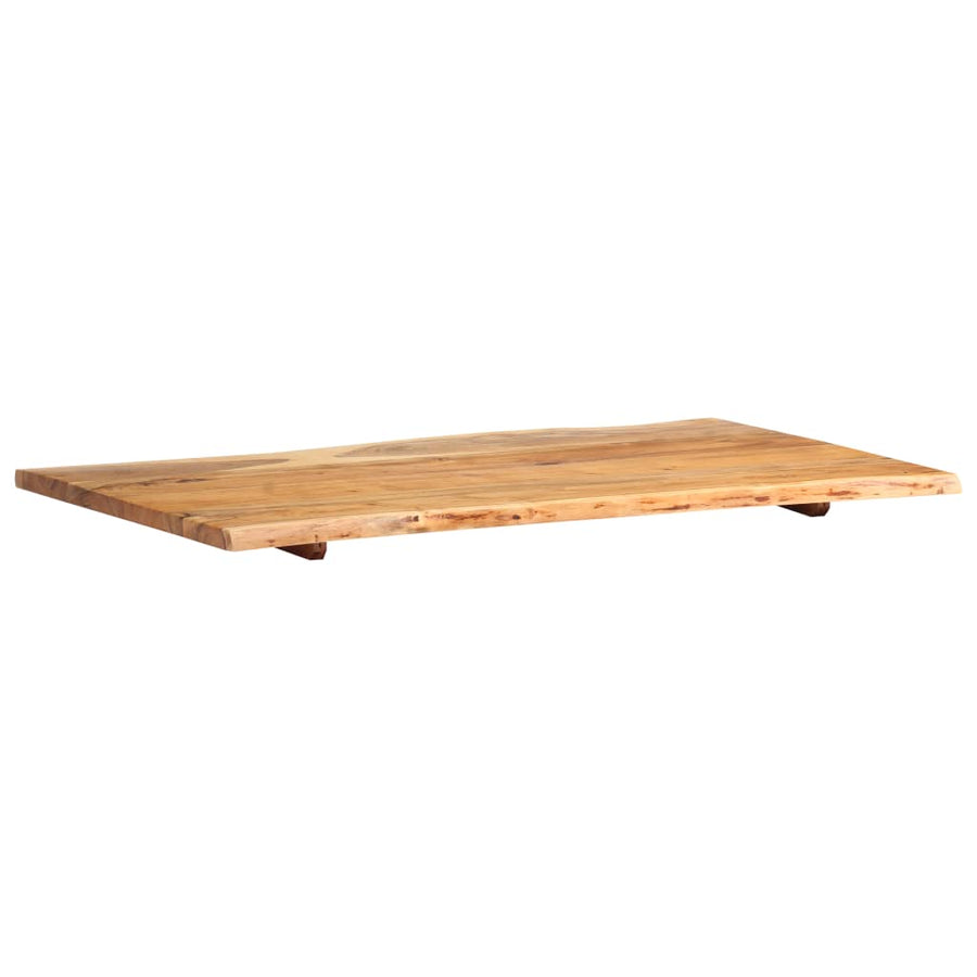 Tafelblad 00X(50-60)X2,5 Cm Massief Acaciahout 100 x 60 x 2.5 cm