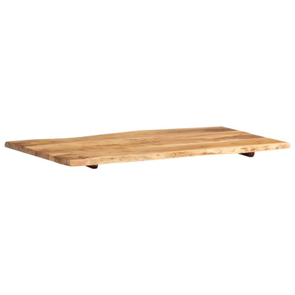 Tafelblad 00X(50-60)X2,5 Cm Massief Acaciahout 100 x 60 x 2.5 cm
