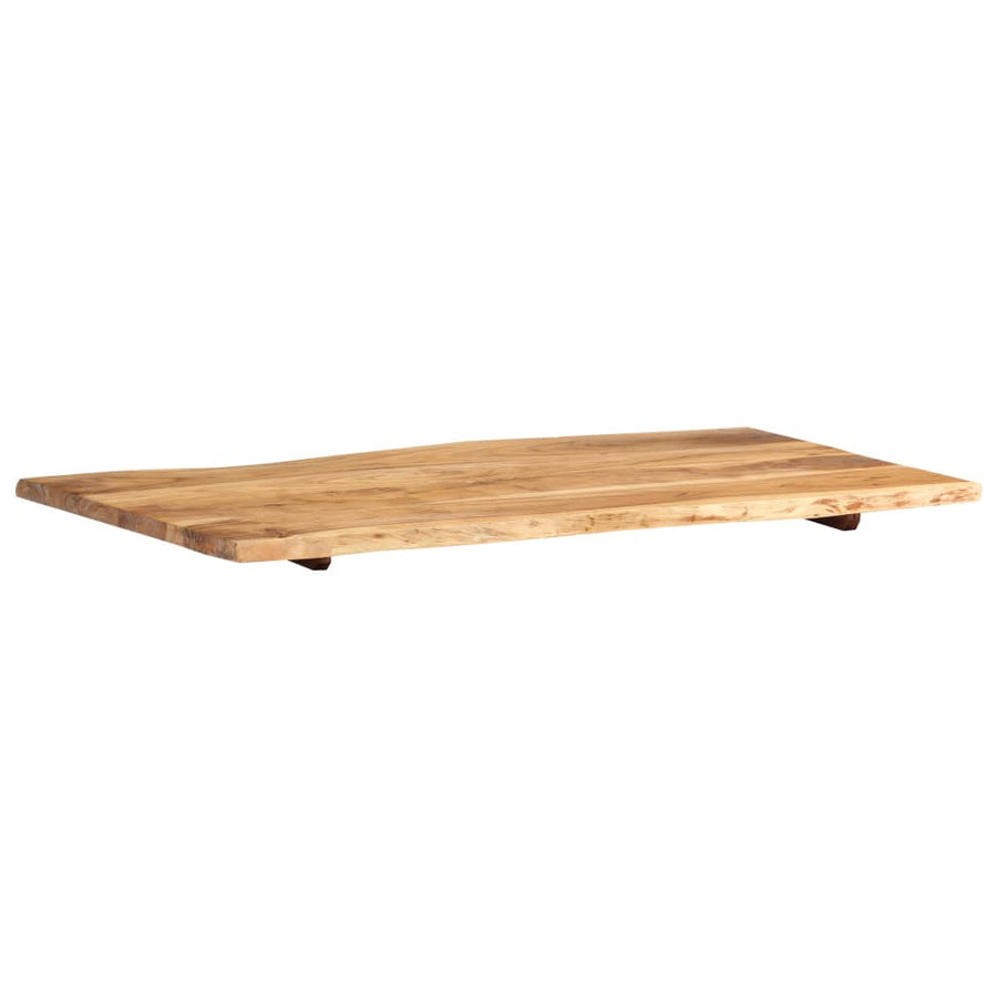 Tafelblad 00X(50-60)X2,5 Cm Massief Acaciahout 100 x 60 x 2.5 cm
