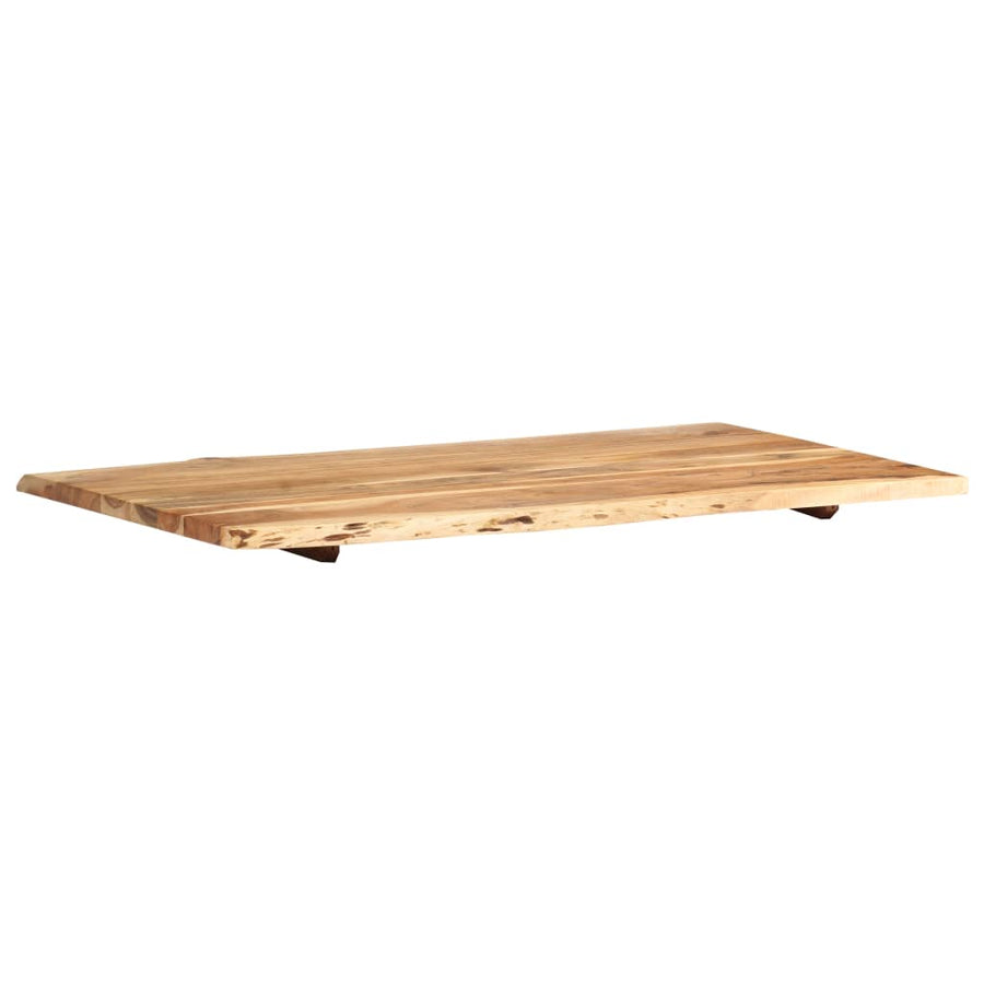 Tafelblad 00X(50-60)X2,5 Cm Massief Acaciahout 100 x 60 x 2.5 cm