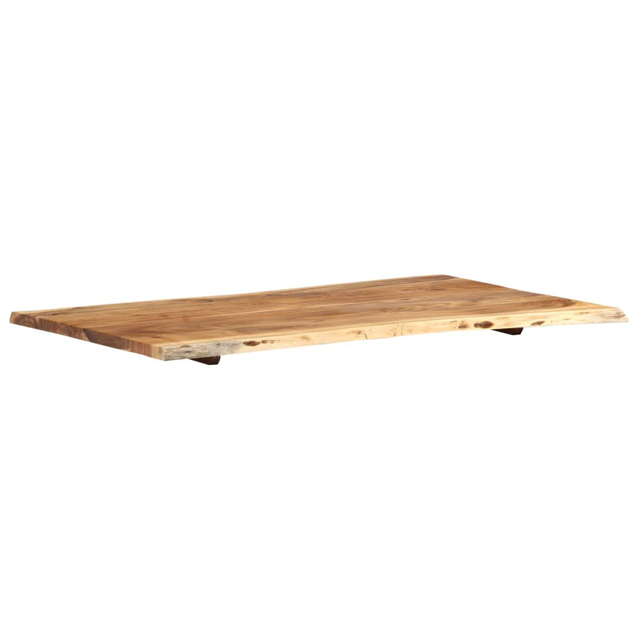 Tafelblad 00X(50-60)X2,5 Cm Massief Acaciahout 100 x 60 x 2.5 cm