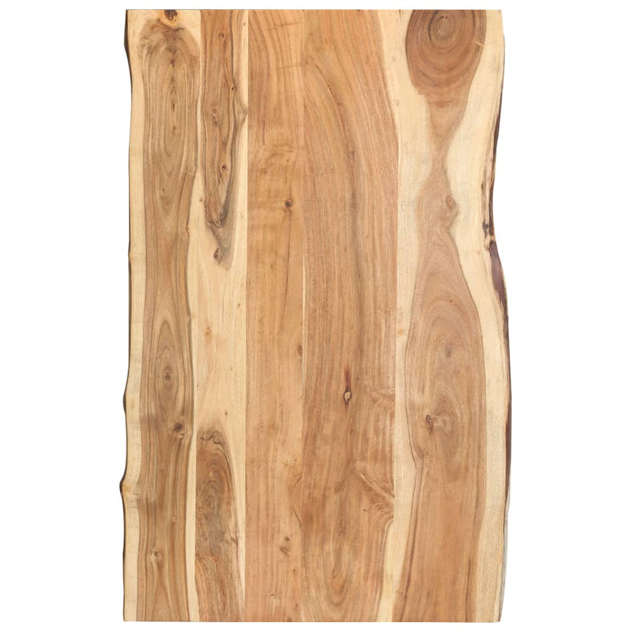 Tafelblad 00X(50-60)X3,8 Cm Massief Acaciahout 100 x 60 x 3.8 cm
