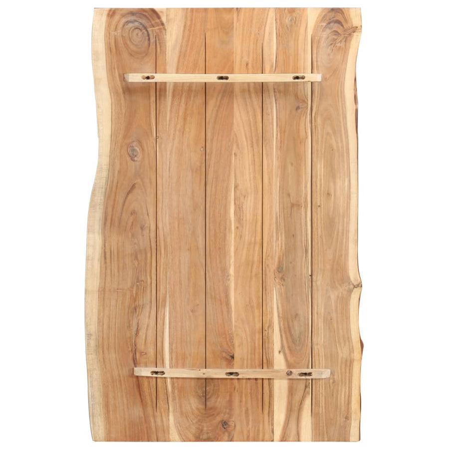 Tafelblad 00X(50-60)X3,8 Cm Massief Acaciahout 100 x 60 x 3.8 cm