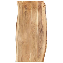 Tafelblad 118X(50-60)X2,5 Cm Massief Acaciahout 118 x 60 x 2.5 cm