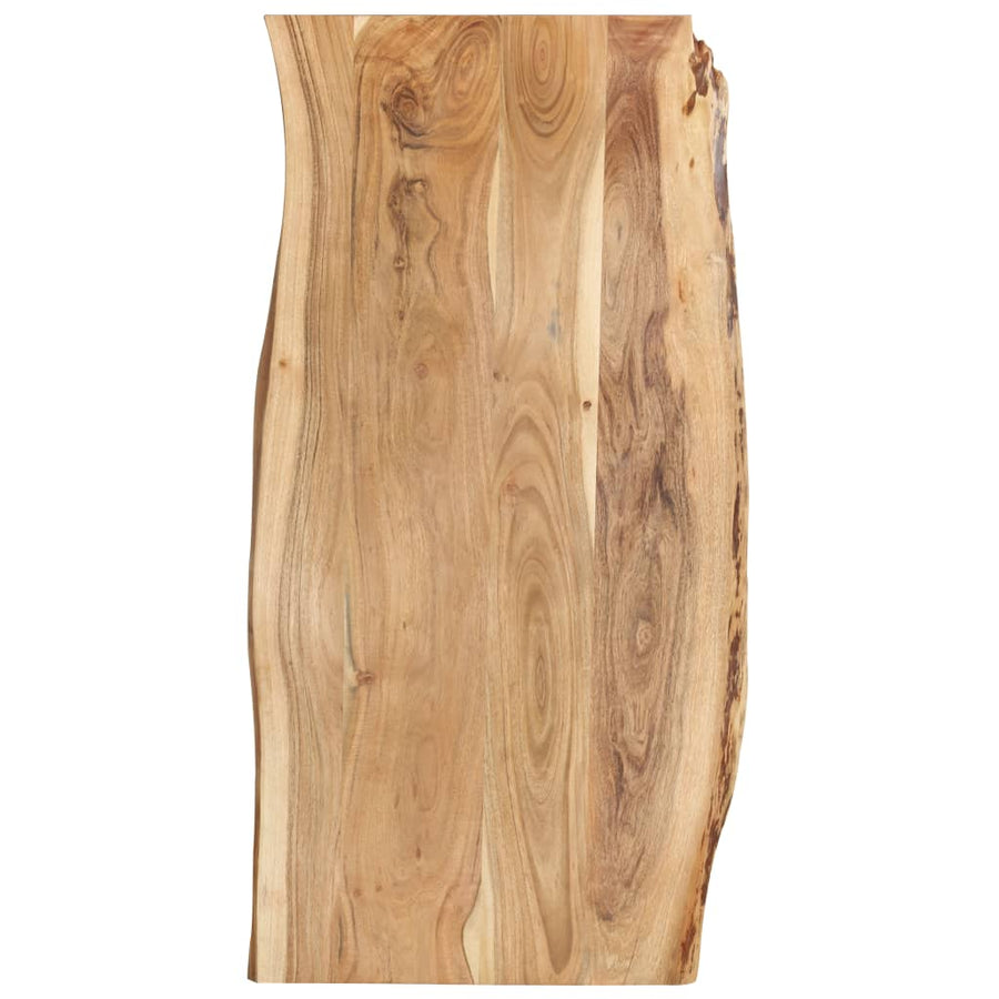 Tafelblad 118X(50-60)X2,5 Cm Massief Acaciahout 118 x 60 x 2.5 cm